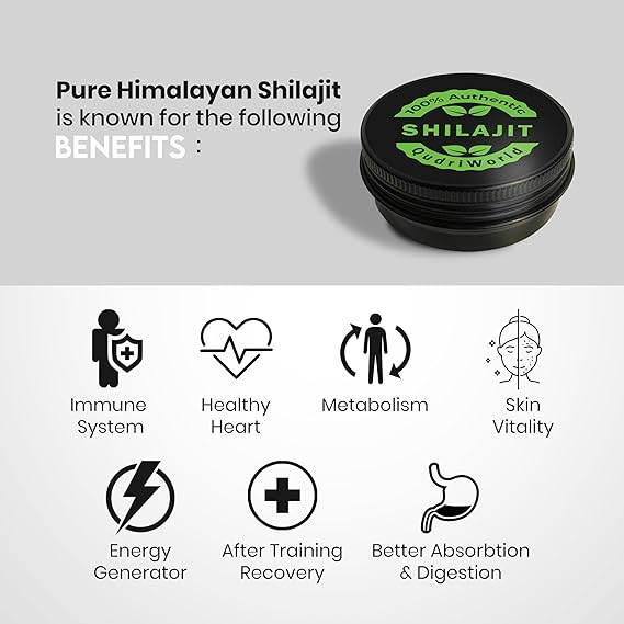 Himalayan Shilajit Resin (30g) - Organic, Fulvic Acid Rich