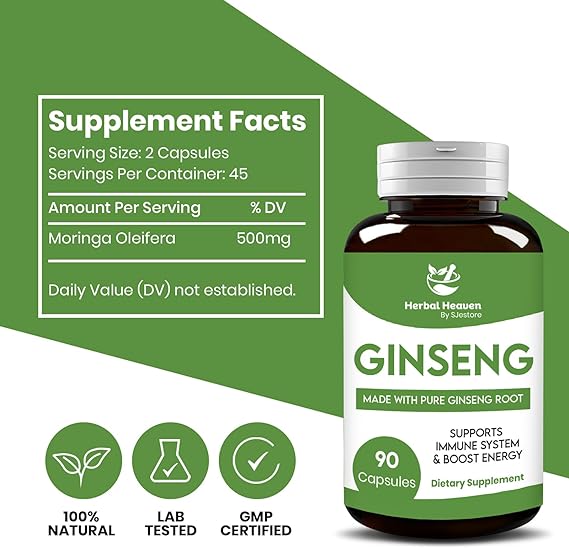 American ginseng capsules