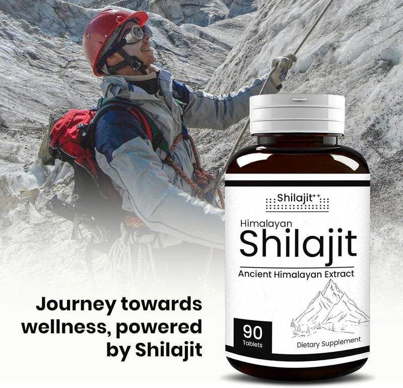 Organic Shilajit Capsules | 10000mg Natural Vitality and Wellness Boost